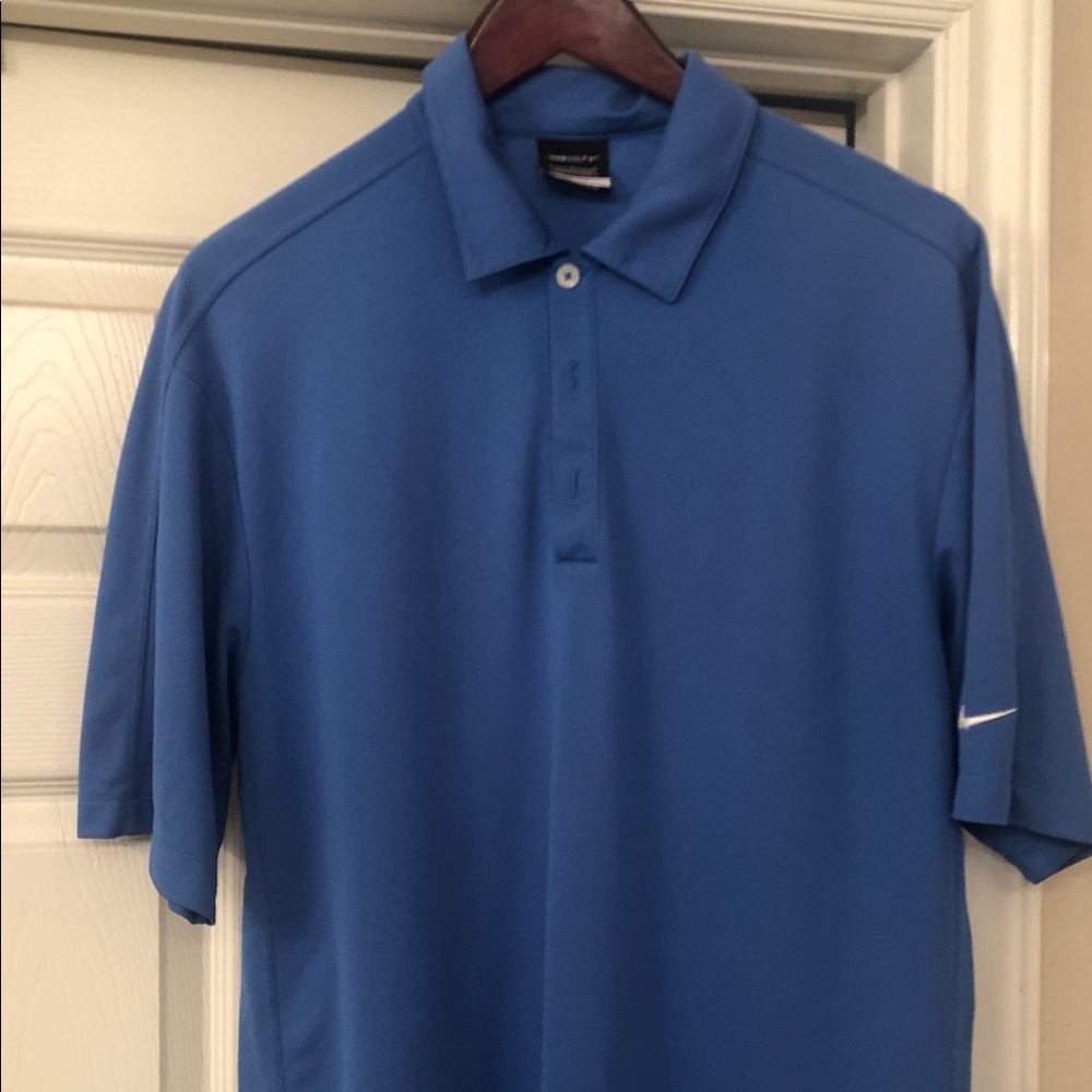 Nike Men's Royal Blue Polo Shirt